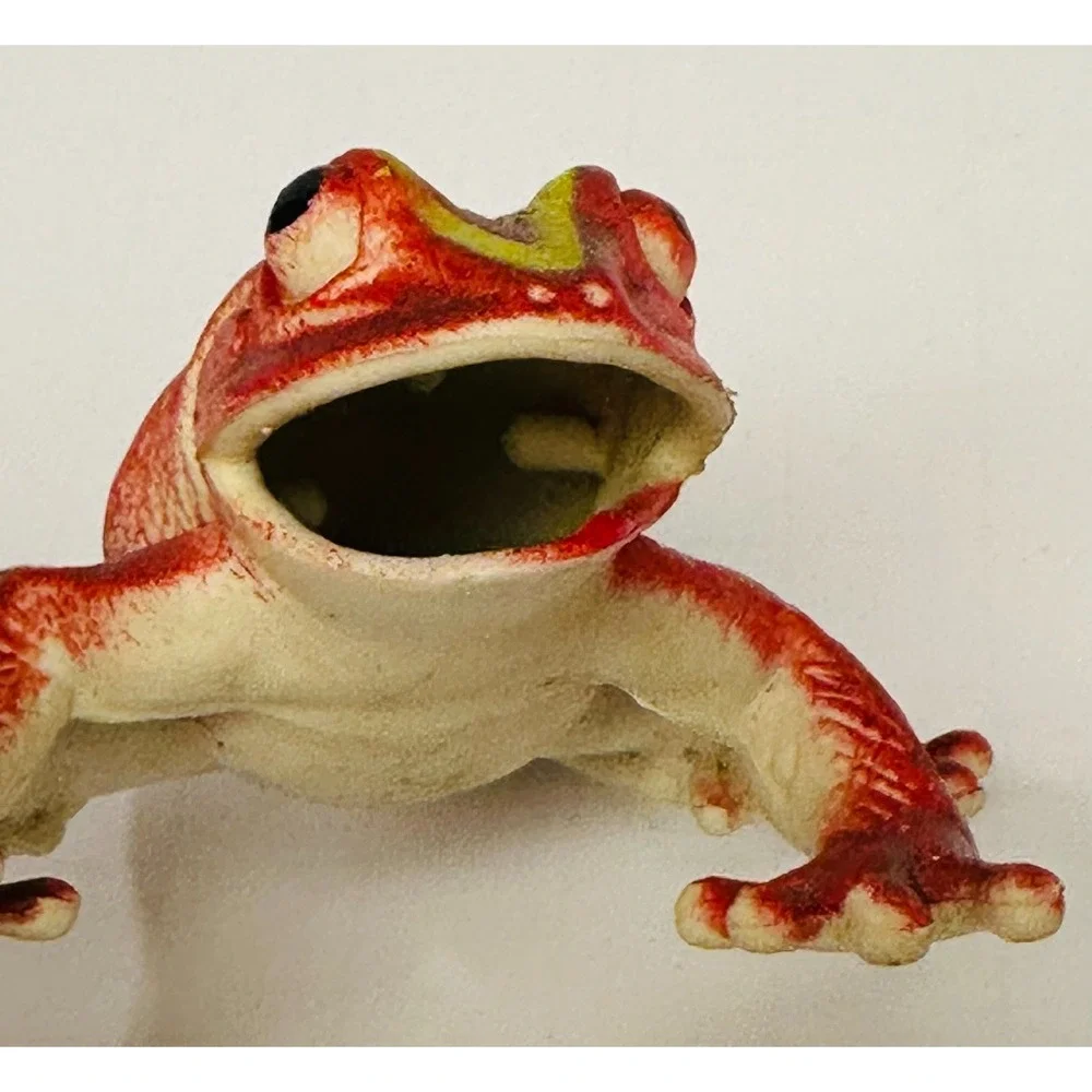 Vintage Rubber ERCG 1998 Red & Yellow Tree Frog 3